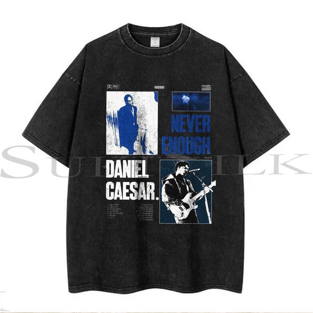 COD (Dikirim dalam 24 jam)MIEMIE.Kaos pria dan wanita, motif cetak poster penyanyi Amerika Daniel Ca