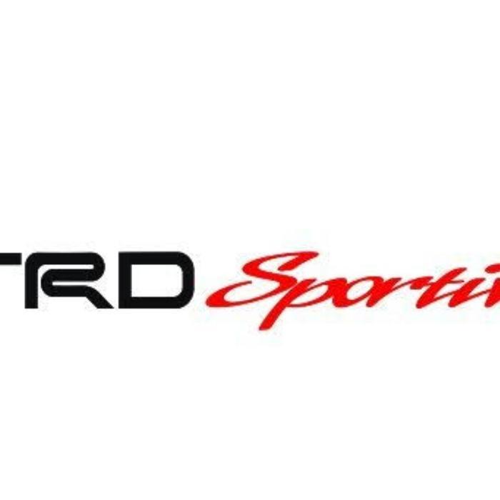 New PROMO Stiker tulisan TRD Sportivo Yaris Rush All New Rush Yaris Agya - Hitam