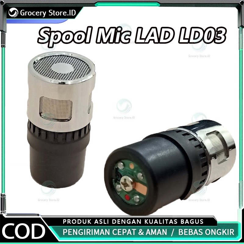 Spool Mic LAD LD03 Spul Mik Vocal Suara Terbaik LAD LD-03 Original High Sensitivity Profesional Dina