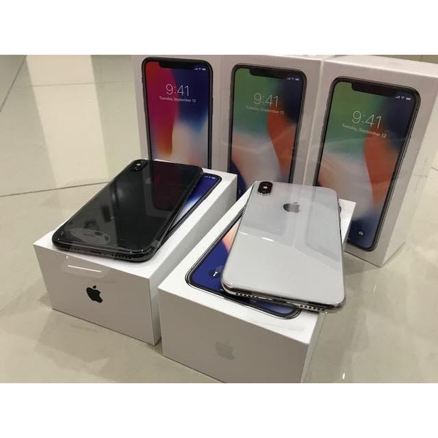SECOND IPHONE X 256 GB SILVER EX INTERNASIONAL USA GARANSI MESIN 1 BLN - WIFI ONLY