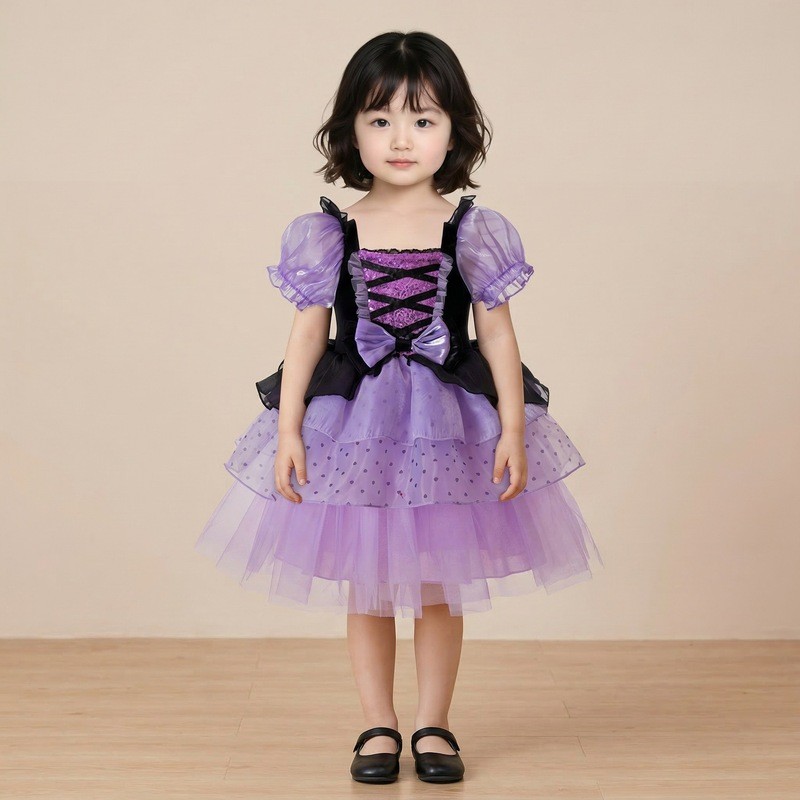 [MIMPI CIAN] Gaun Putri Anak Perempuan Gaun Lolita Anak Perempuan Gaun Kue Puff Anak-anak Prancis
