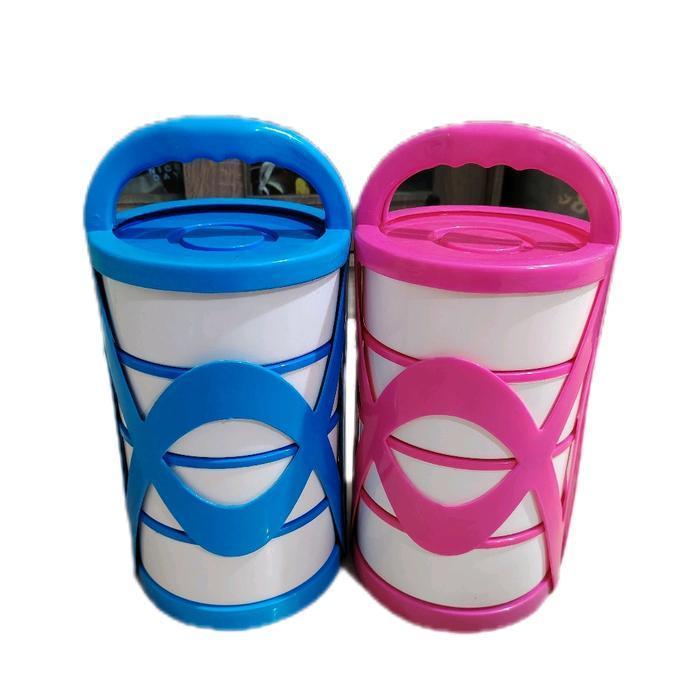 Rantang Monthong Susun 4 / Rantang 4 Susun / Rantang Monthong 4 Susun Hijau Pink Kitchenware rantang