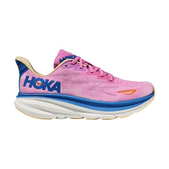 Sepatu Lari Hoka Clifton 9 Women’s Pink Blue