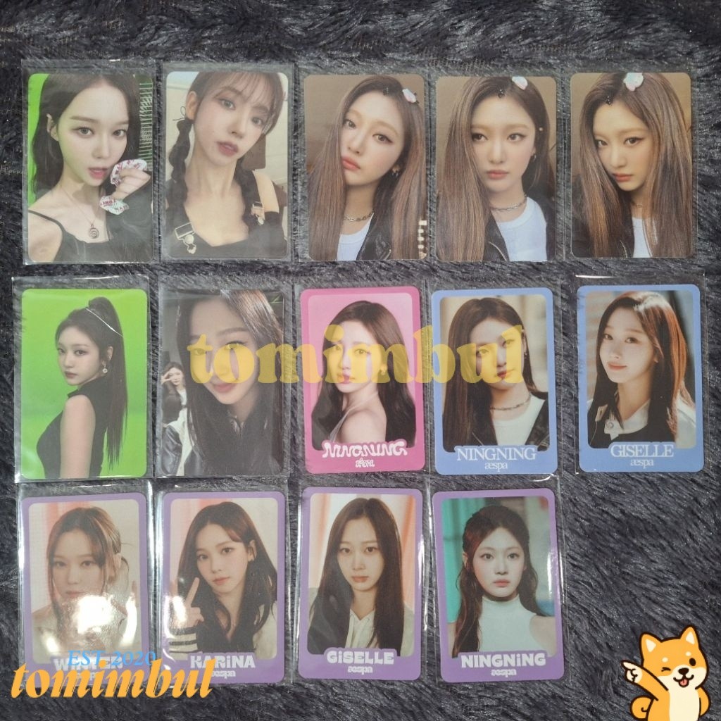 AESPA Official Photocard PC CTMI Trading Card TC Come to MY Illusion Karina Giselle Winter Ningning