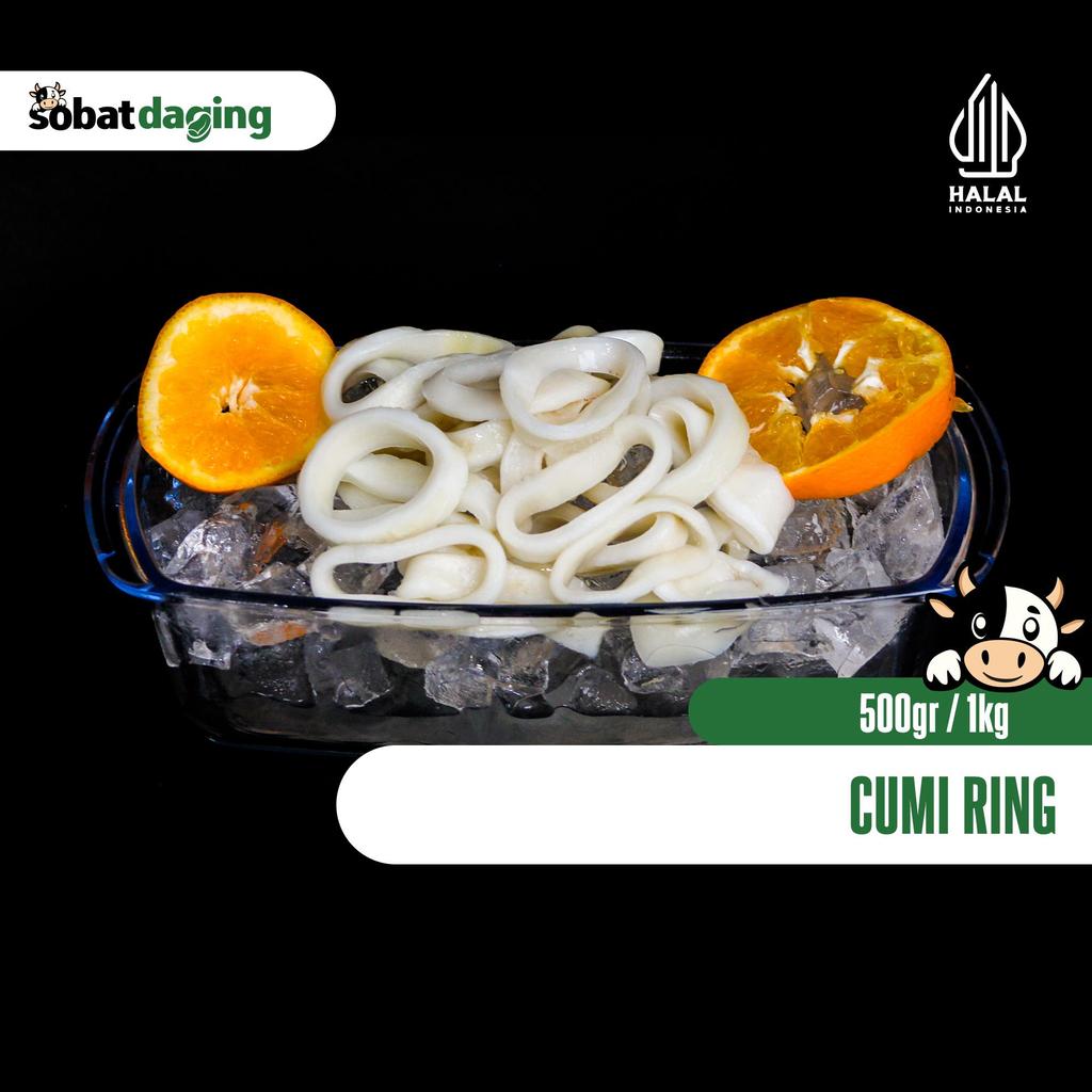 Cumi Ring Kupas / Cumi Tube Kupas / Calamari Ring Frozen Spesial / Cumi Ring / Cumi Kupas