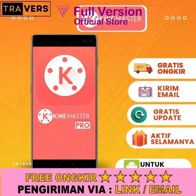 Kinemaster Pro Premium Lifetime Aktif Selamanya | Aplikasi Android