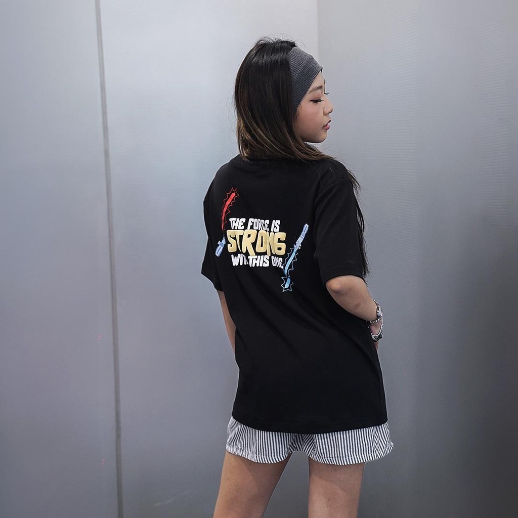 T-Shirt Strong Force Disney Star Wars - SALIE | Baju Kaos Pria Unisex Oversize Lengan Pendek Rayon