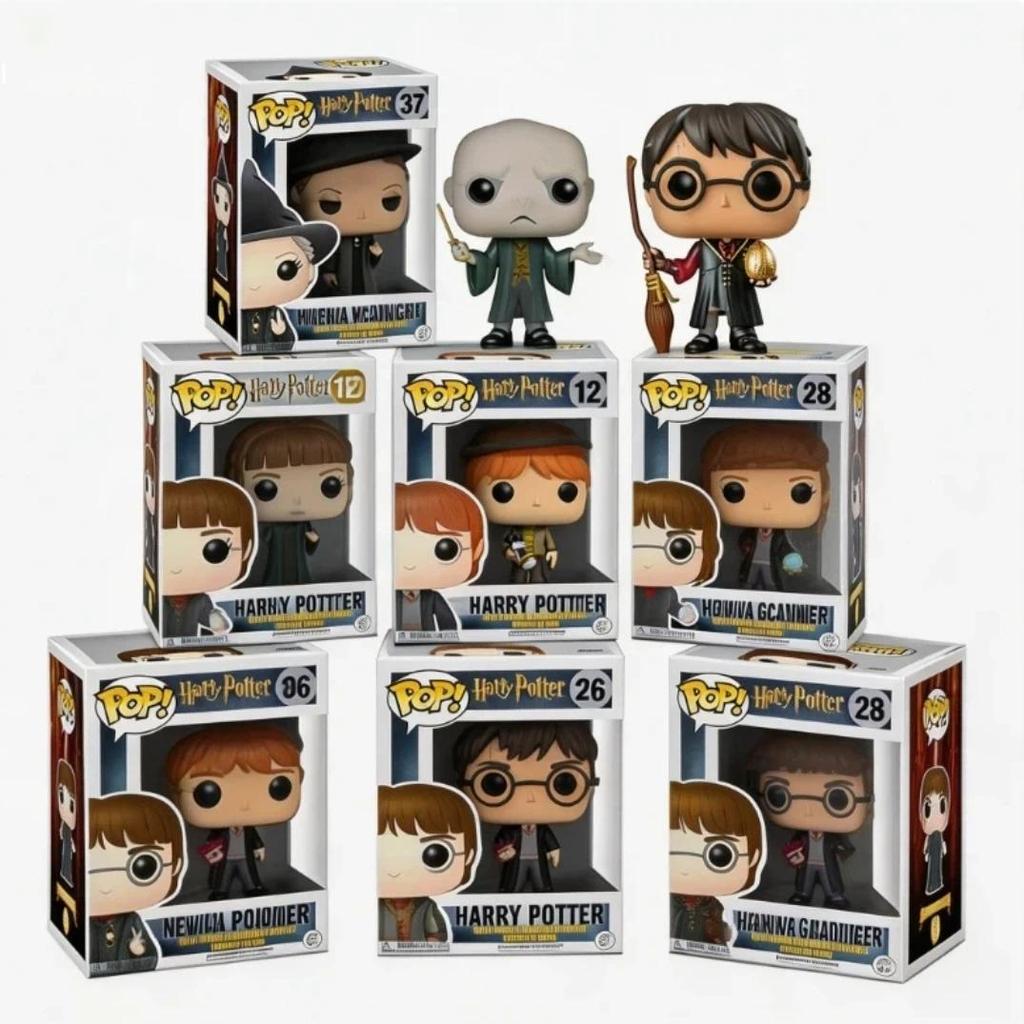 Funko Pop anime Harri Ron Hermione Tonks Malfoy Dumbledore Snape Patronus Potter Fleur Delacour Luci