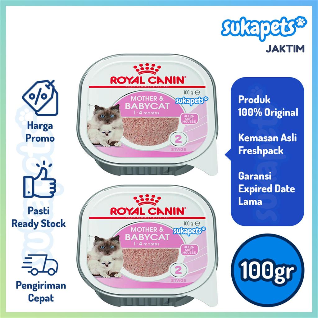Royal Canin Mother & Baby Cat Wet Makanan Induk & Anak Kucing 100gr