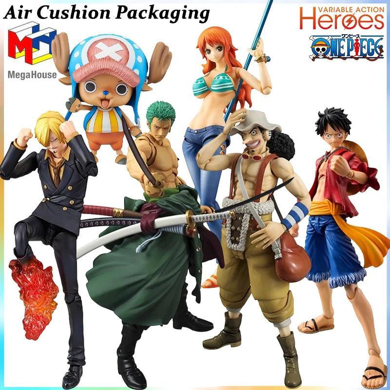 Mega House Genuine VARIABLE ACTION HEROES Series One Piece Straw Hat Pirates Luffy Zoro Nami Sanji‌ 