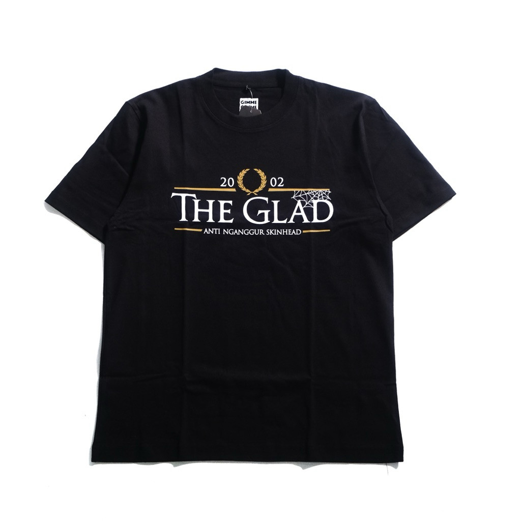 HOT Tshirt THE GLAD - SKINHEAD (black) Kaos Pria dan Wanita