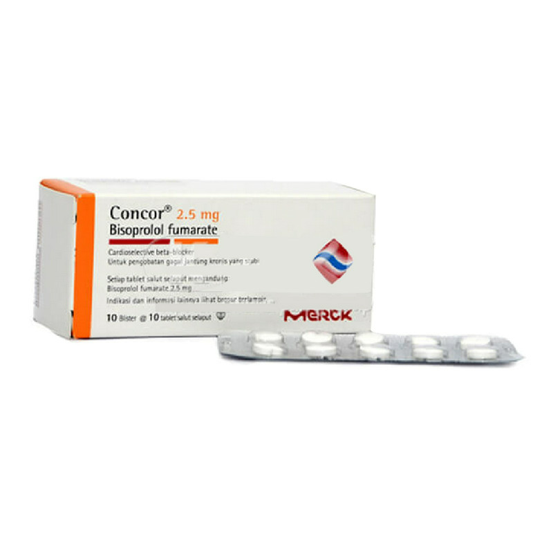 CONCOR 2.5 MG 1 BLISTER @ 10 TABLET SALUT SELAPUT