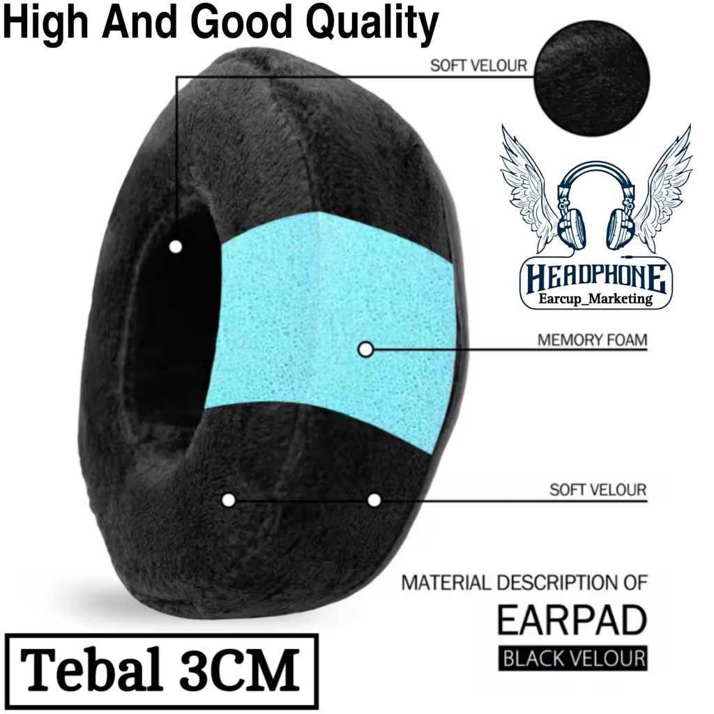 Bantalan Busa Earcup Earpad Headphones Foam dbE GM160 - dbE GM 160