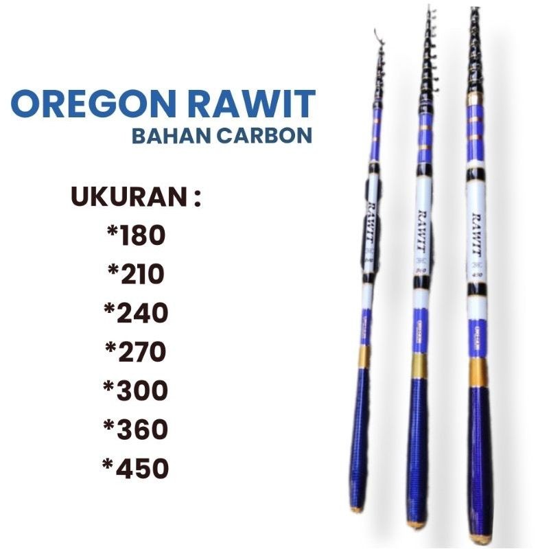Joran Tegek Carbon Oregon Rawit Kolong  AA