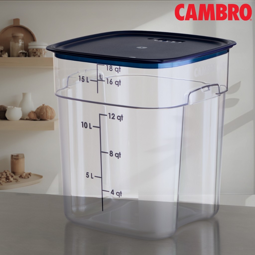 Cambro Camsquare Kontainer Makanan Cambro - Square Food Storage Container 17.2L