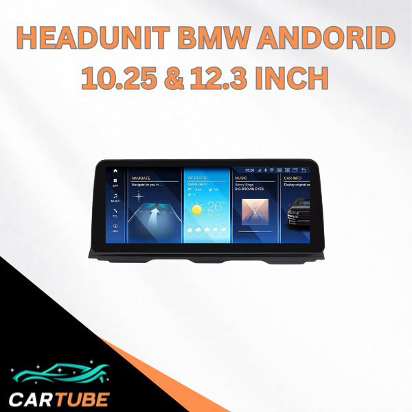 Head Unit Android BMW F10 F30  Floating Screen 12.3 inch Ram 8Gb Wireless Apple Carplay BMW ALL SERI