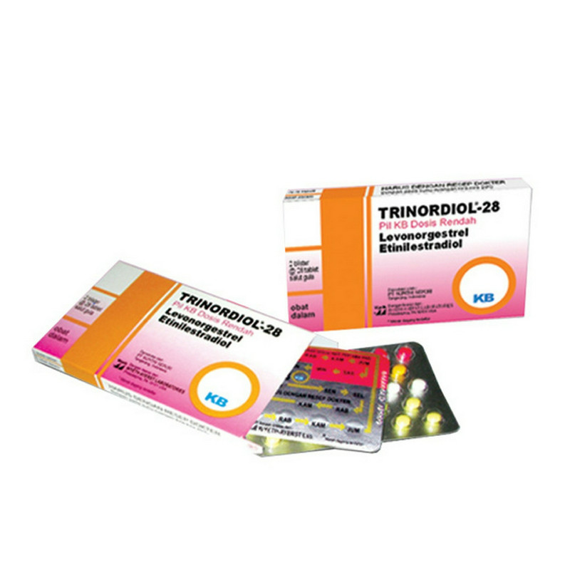 TRINORDIOL - 28 1 BLISTER @ 28 TABLET SALUT GULA