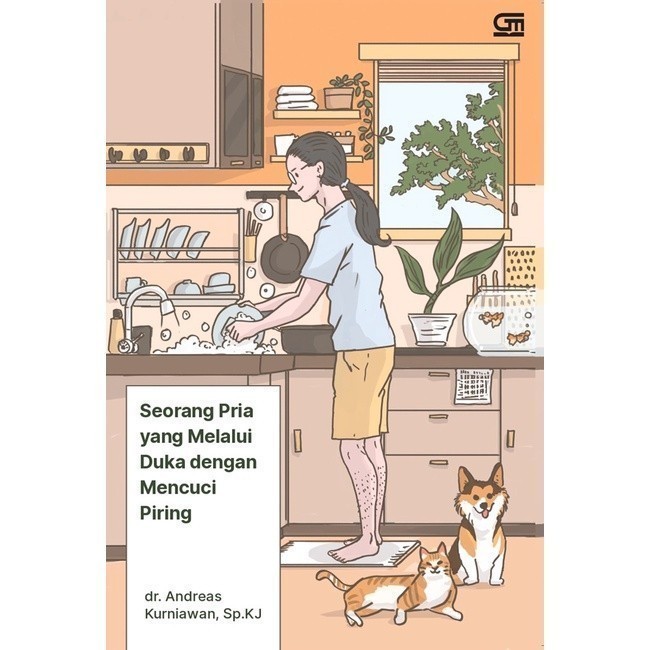 * Seorang Pria yang Melalui Duka dengan Mencuci Piring