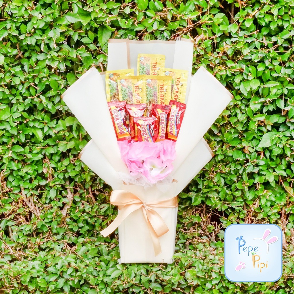 Buket Snack Makanan Anak Hadiah Kelulusan Sekolah Kado Bermanfaat