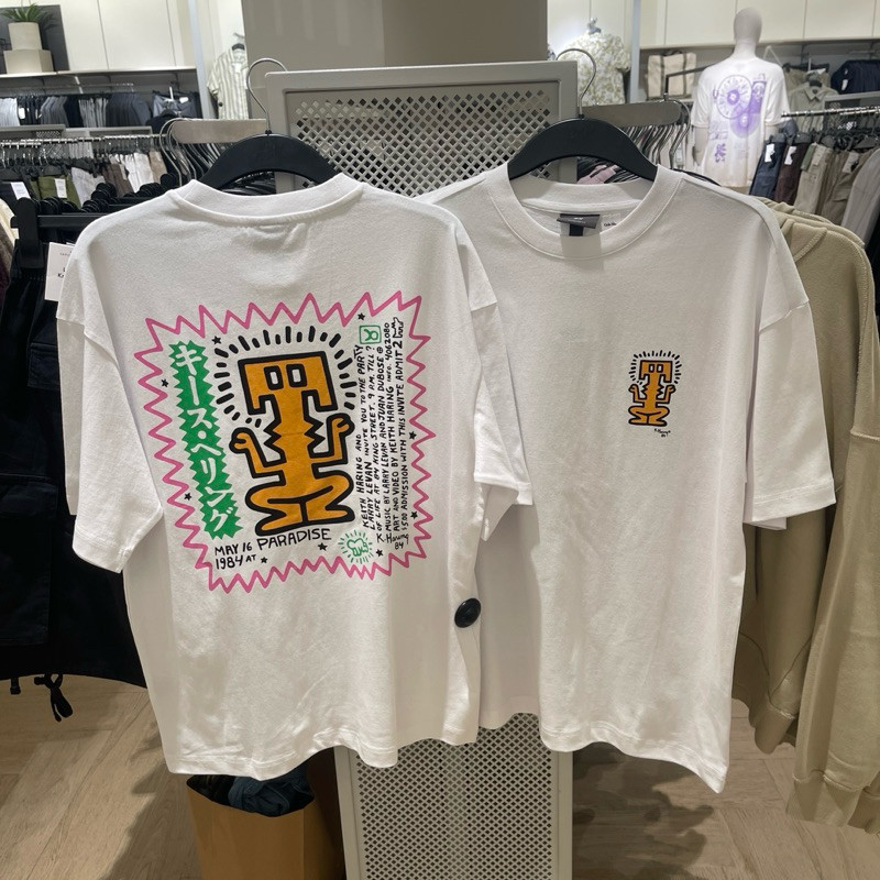 Tshirt H&M Man KEITH HARING jastip jasa titip Kaos Pria