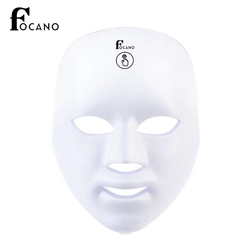 (De Luna) FOCANO 7 Light Warna Led Mask Photon /Therapy Rechargeable Facial LED Mask/Led Mask Photon