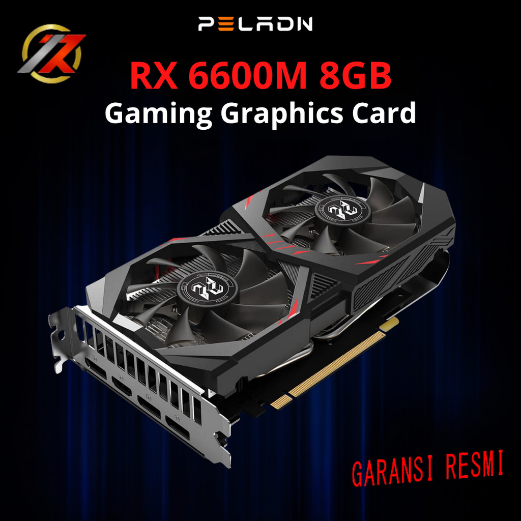 VGA Card PELADN KAITIAN Radeon RX 6600M 8GB GDDR6 | vga rx6600 8gb gddr6