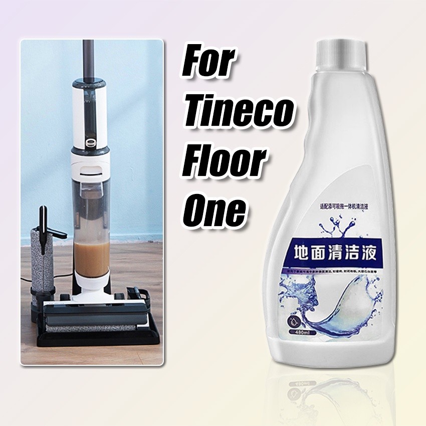 (2 Botol*480ML) Tineco Deodorizing and Tineco Cleaning Solution Cairan Pel Pembersih Lantai Tineco