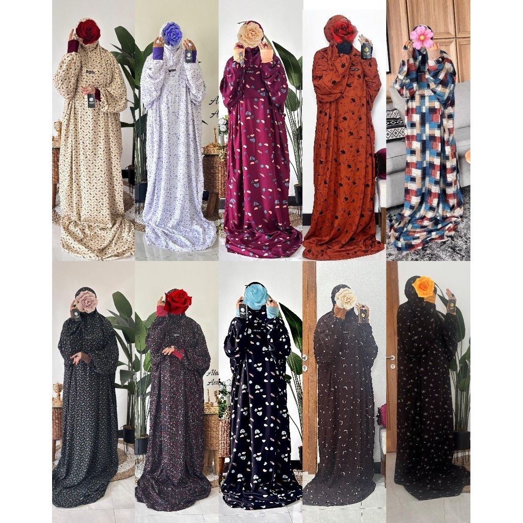 COD Mukena Yabasmah Motif Premium/ Mukenah hadramut motif / Mukena Tarim / Mukena Motif Hadramaut / 