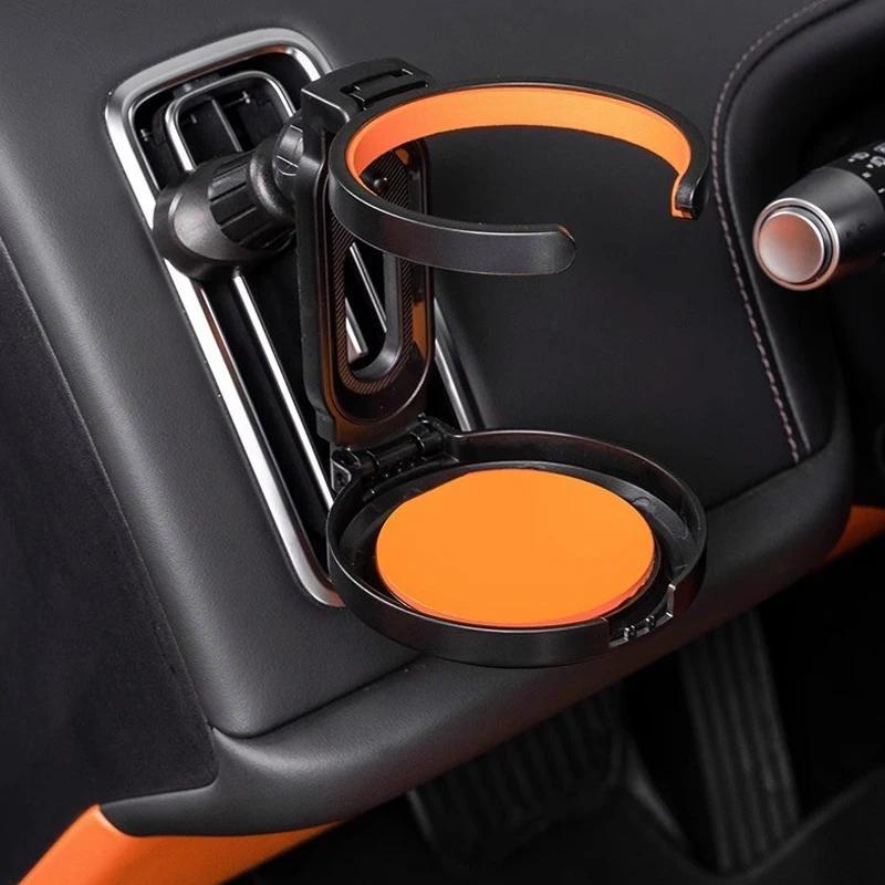 Car water cup bracket Foldable multifunctional car outlet beverage holder