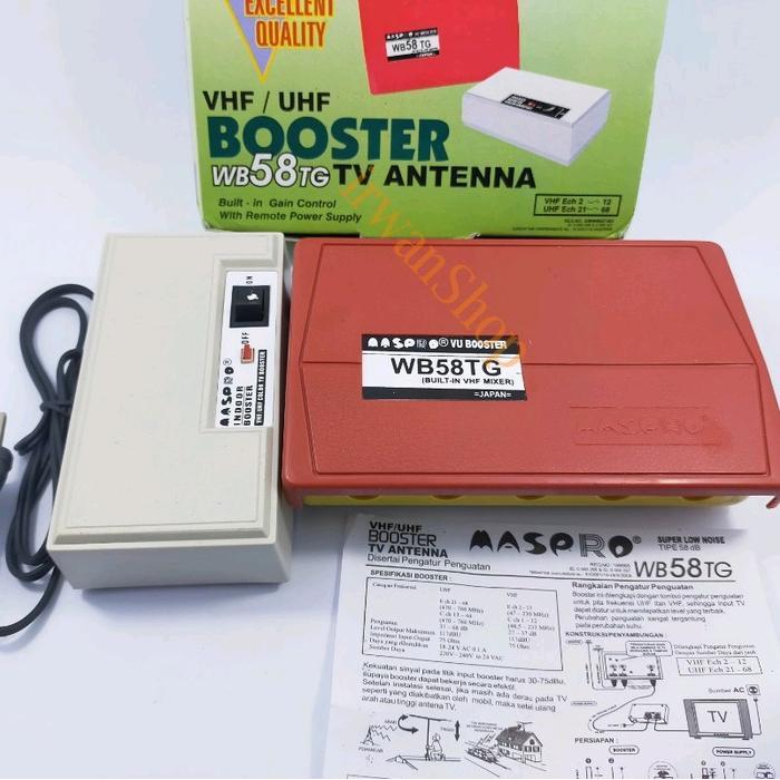 Booster Antena Tv Maspro Komplit Atas Bawah / Penguat Sinyal Antena Maspro - -, - Terlaris