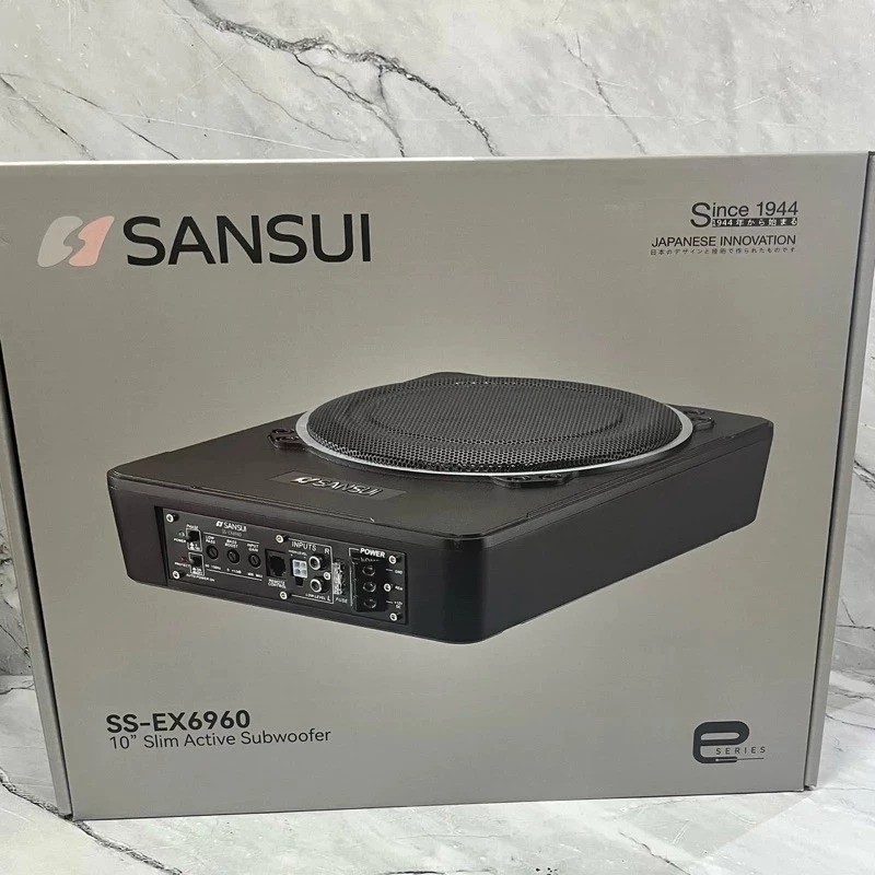 Subwoofer kolong aktif Sansui 10 inch dan 8 inch/ Sub Kolong Aktif Sansui