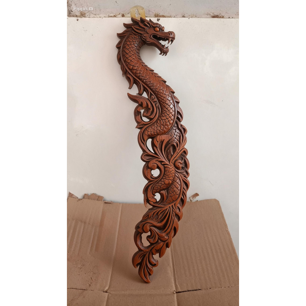 Blawong Bethok Patrem Full Ukir Handmade ukiran naga