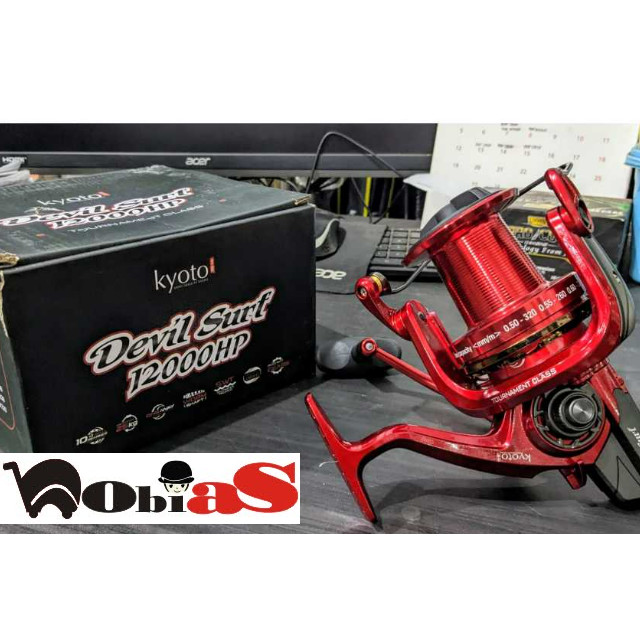 Reel pancing  laut Devil Surf Drag 25Kg 8000 10000 12000