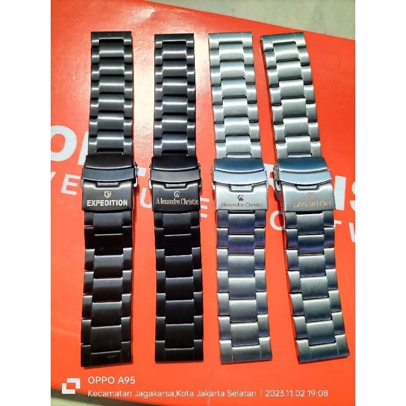 Rantai Jam Tangan  Rantai Expedition Berlogo Model Rata