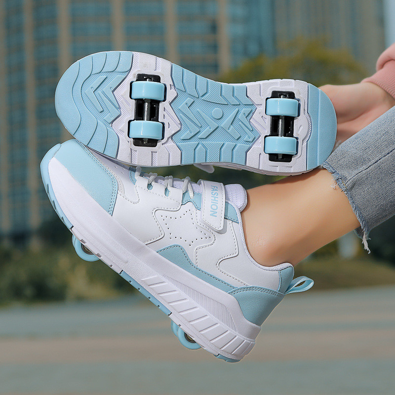 6.6 DISKON Sepatu Heelys Sepatu Roda Empat Olahraga Anak Perempuan 2024 Sepatu Roda Anakanak Roda Ek