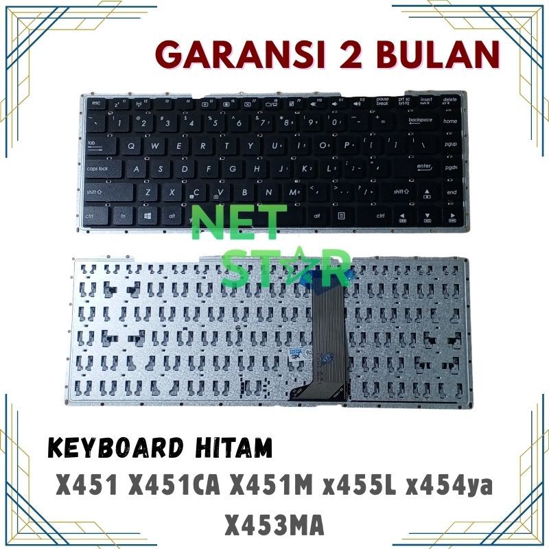 Keyboard Laptop Asus X456 X456U X456UB X456UF X456UJ X456UQ -NSTAR
