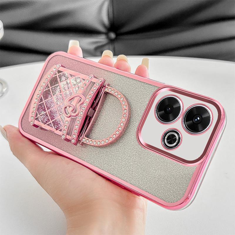 HP Soft Phone Casing Untuk Redmi 13x Case Untuk Xiaomi Redmi13x 4G Casing Silikon cewek Pelapisan Ke
