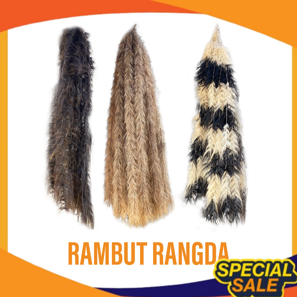 Rambut Rangda - Bok Rangda - Rambut Rangda Bali - Rangda Bali - Bulu Rangda - Bulu PALING DICARI 