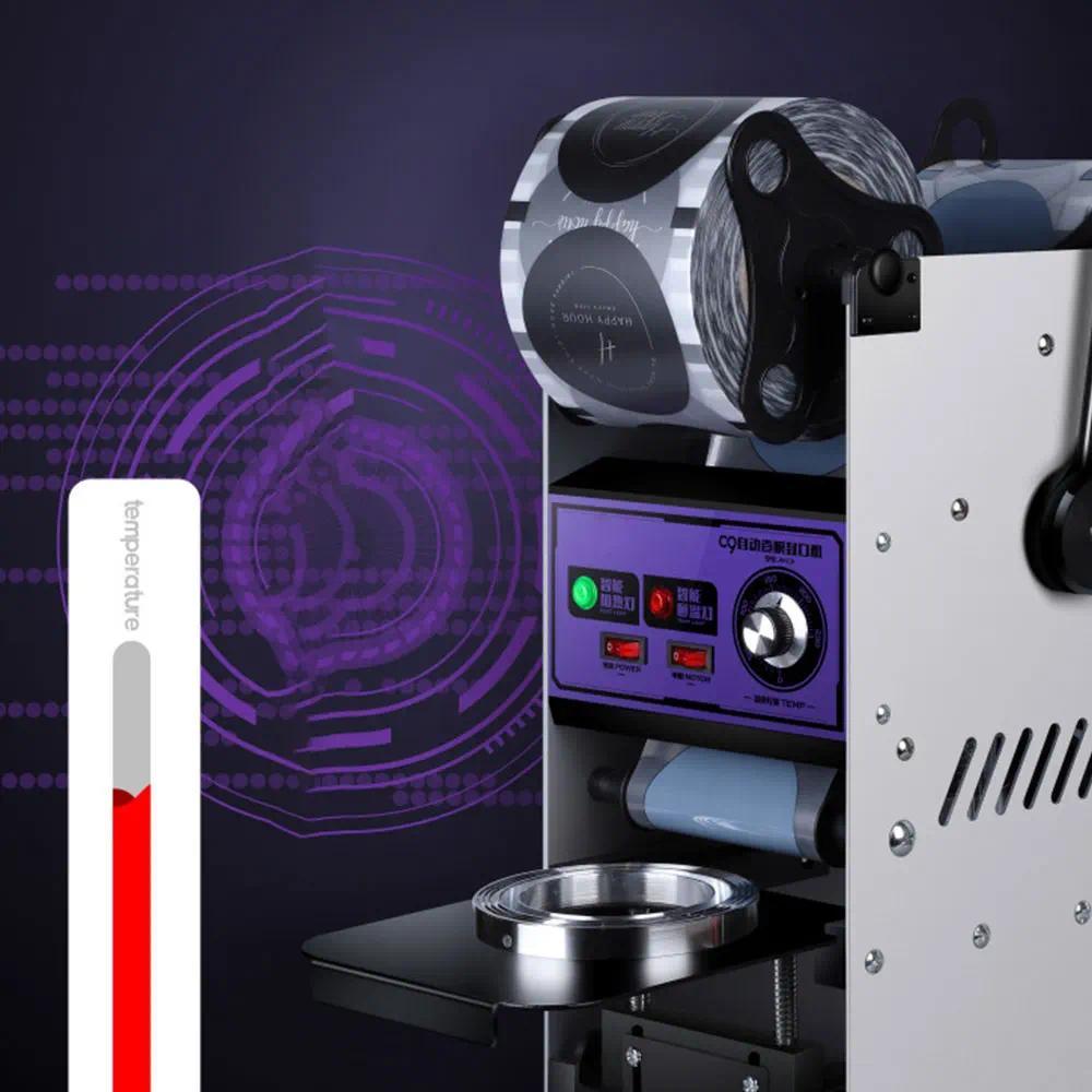 2025 Version Plastic Cup Sealing Machine Manual Cup Film Sealer Sealing Machine Semiautomatic Milk T
