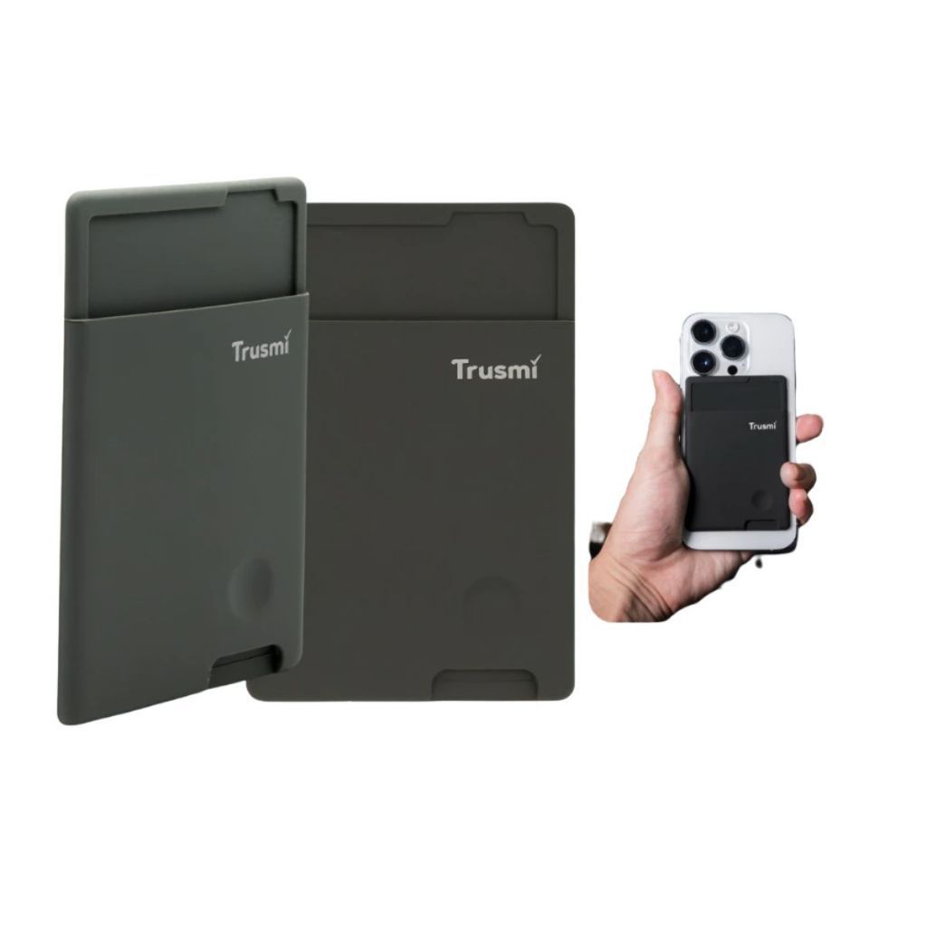 AVEN Card Holder Silicone Trusmi CF08 Ultra-slim Design Dompet Kartu Tempelan HP