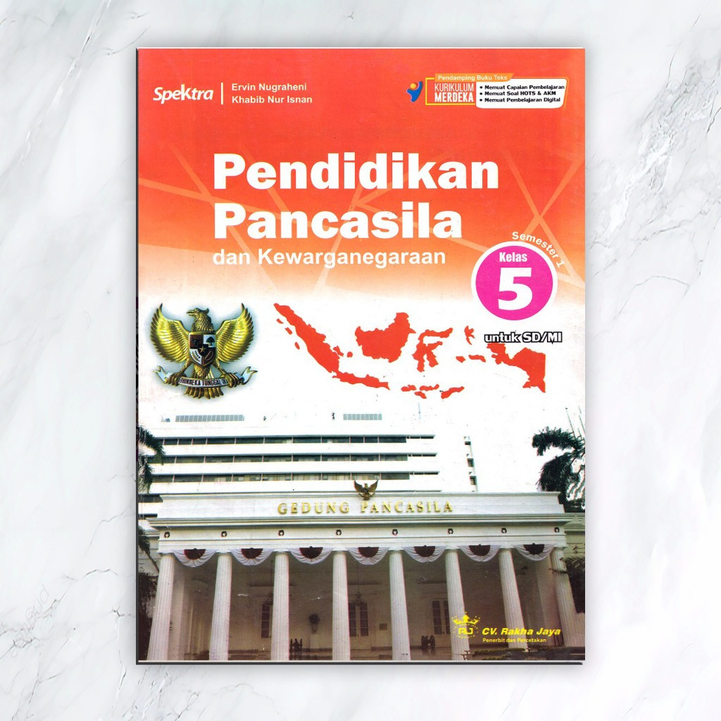 Spektra Pendidikan Pancasila dan Kewarganegaraan kelas 5 semester 1 ZAENBOOK