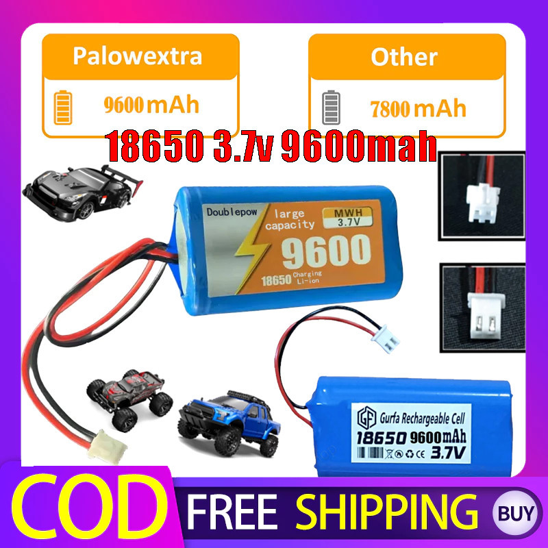 18650 9600mAh 3.7V Original Baterai Batre Kipas Angin Portabel Senter Power Bank