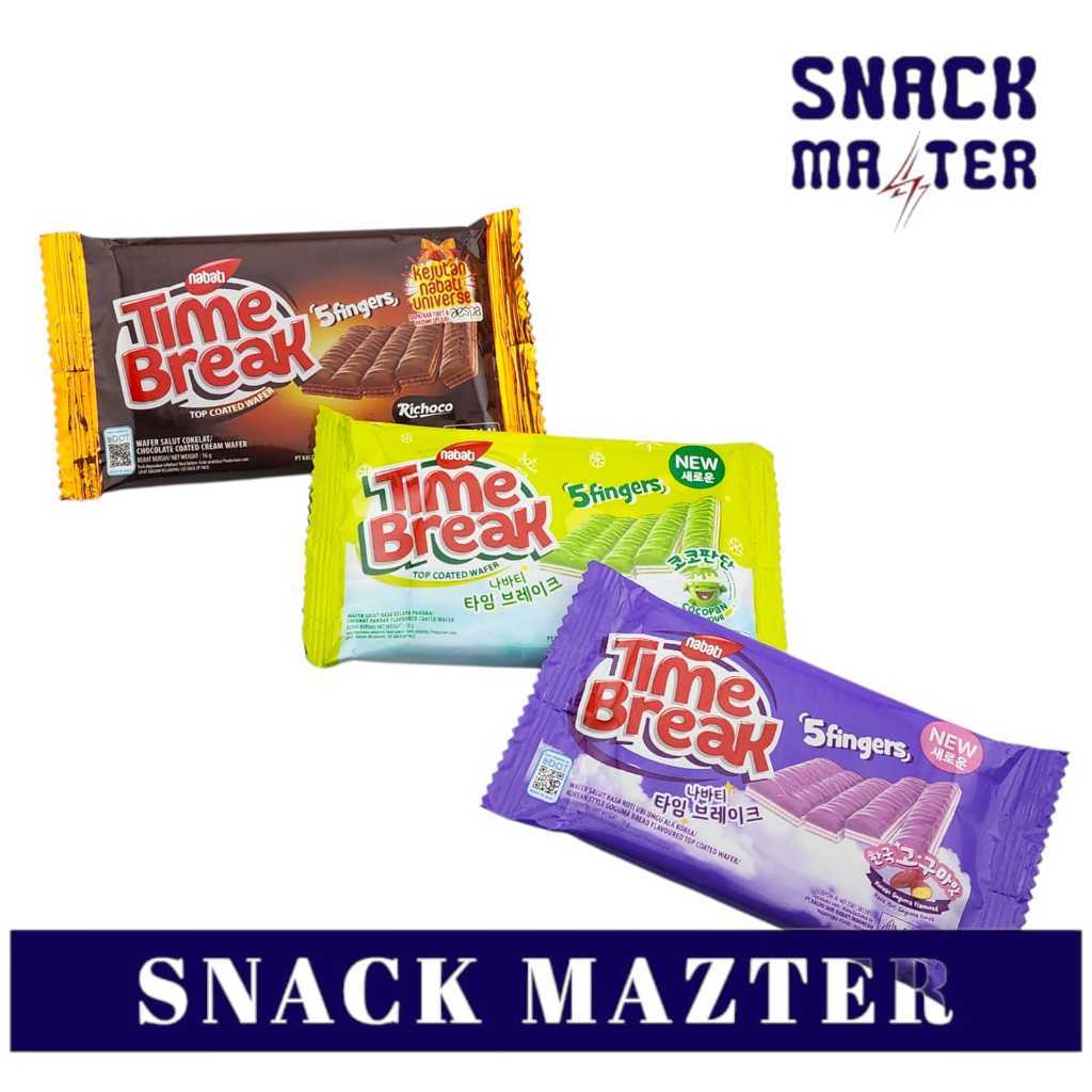 CIKI SNACK Nabati Time Break RENCENG - ISI 10 Bks x 16 gr