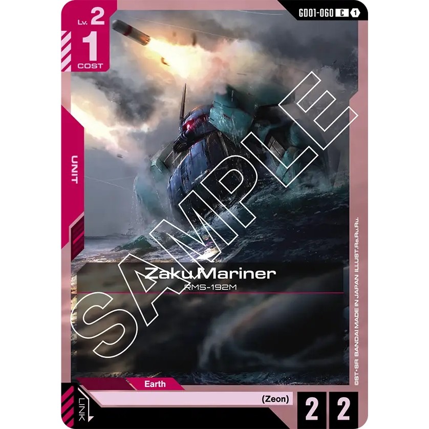Zaku Mariner GD01-060 C English Bandai Gundam Card Game