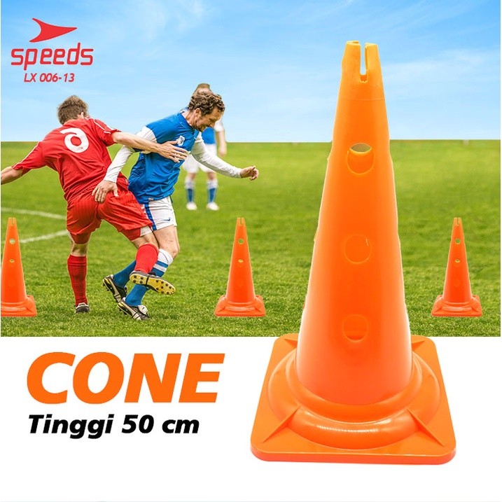 SPEEDS Cone Kerucut Latihan Alat Olahraga Sepakbola Olahraga Basket 006-13