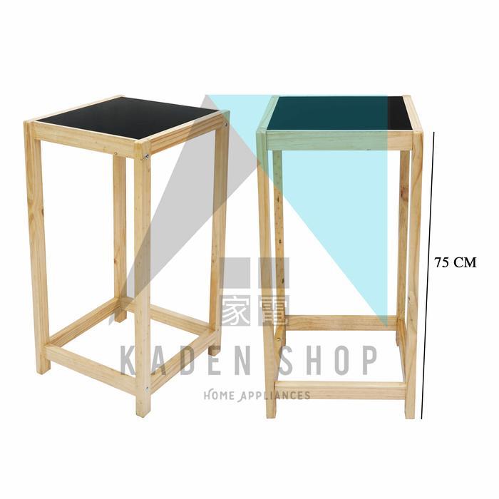 Rak dispenser Kayu Solid Jati Belanda - NATURAL 75