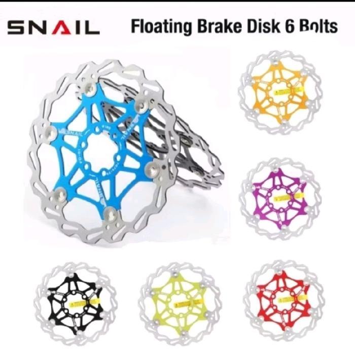 Rotor 160mm Rotor Floating 160mm Bicycle Outdoor cakram floating sepeda cakram sepeda - merah