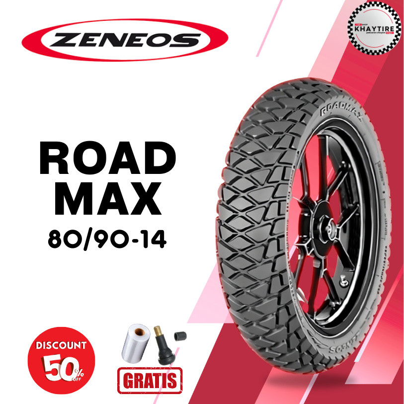 Ban Motor ZENEOS ROADMAX  80/90 RING 14 Tubeless