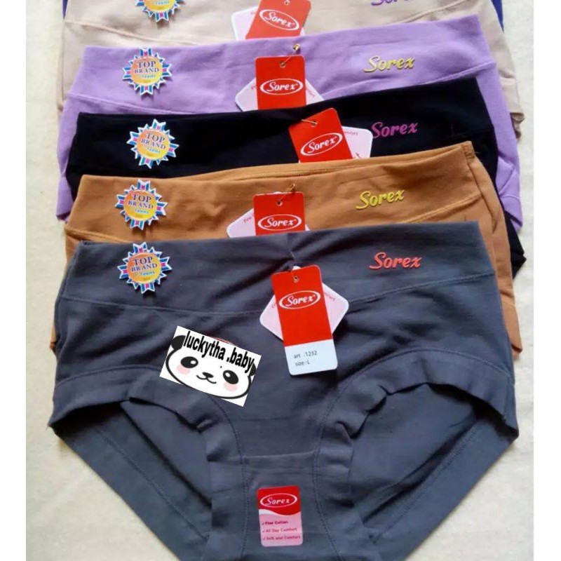 FURIBOMBA (6pcs) cd sorex 1232 M.L.EL,QL / CD WANITA SOREX / CElana dalam sorex 1232 / underwear sor
