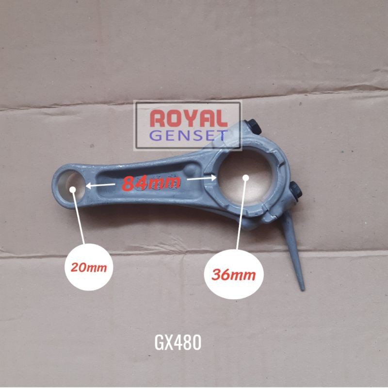 Gx480 Conrod Connecting Rod Stang Setang Seher Sokar Piston Mesin Bensin
